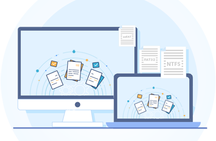主要ファイルシステムのサポート