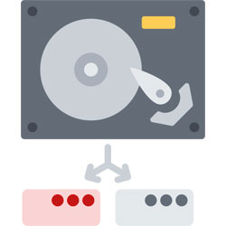 システムパーティションのフォーマット